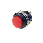 Кнопка R13-507 16мм червона без фіксації